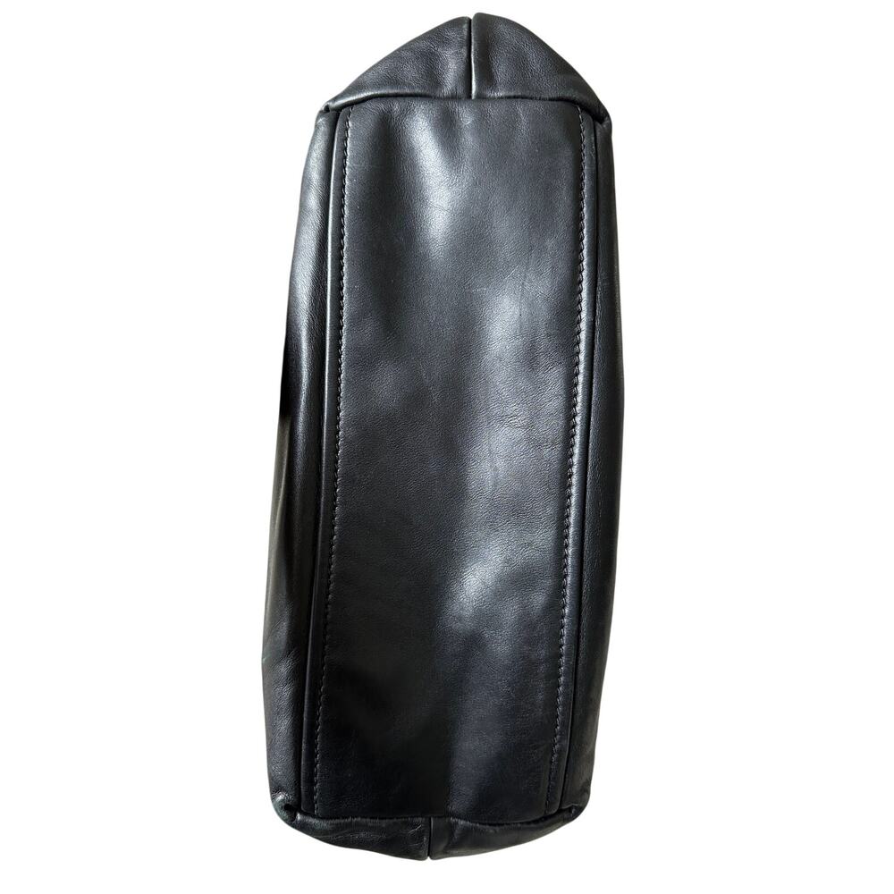 Prada Black Leather Shoulder Hobo Bag Adjustable Strap - Picture 13 of 16